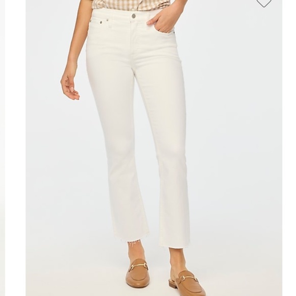 J. Crew Factory Denim - JCREW FACTORY High Rise Crop Flare Denim